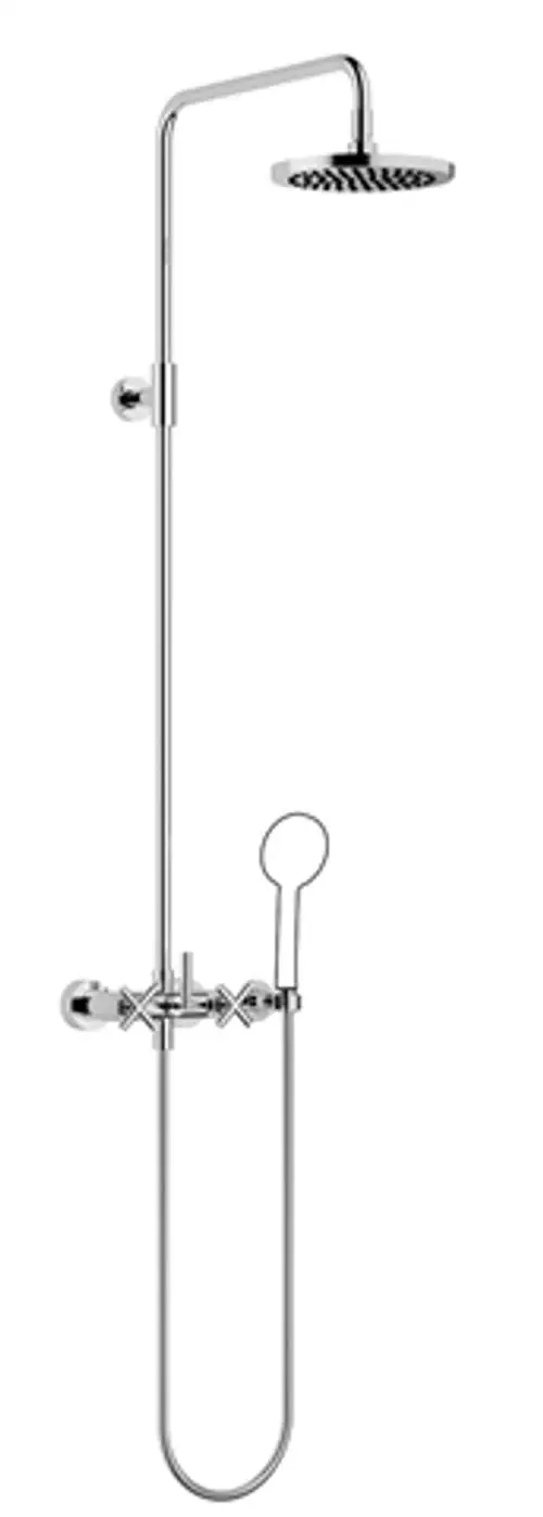 Dornbracht-TARA.-Shower Pipe-Ausladung 420mm-chrom gebürstet, 26633892-93, Artikel in Kategorie